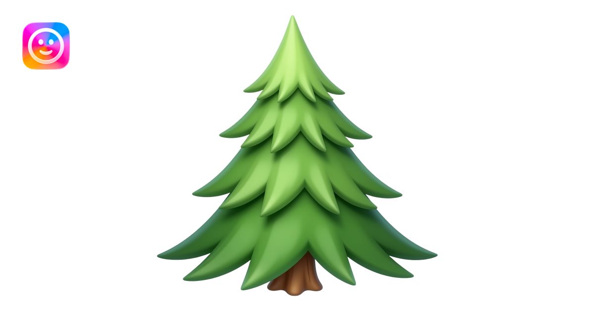 PINE TREE emoji | AI Emoji Generator
