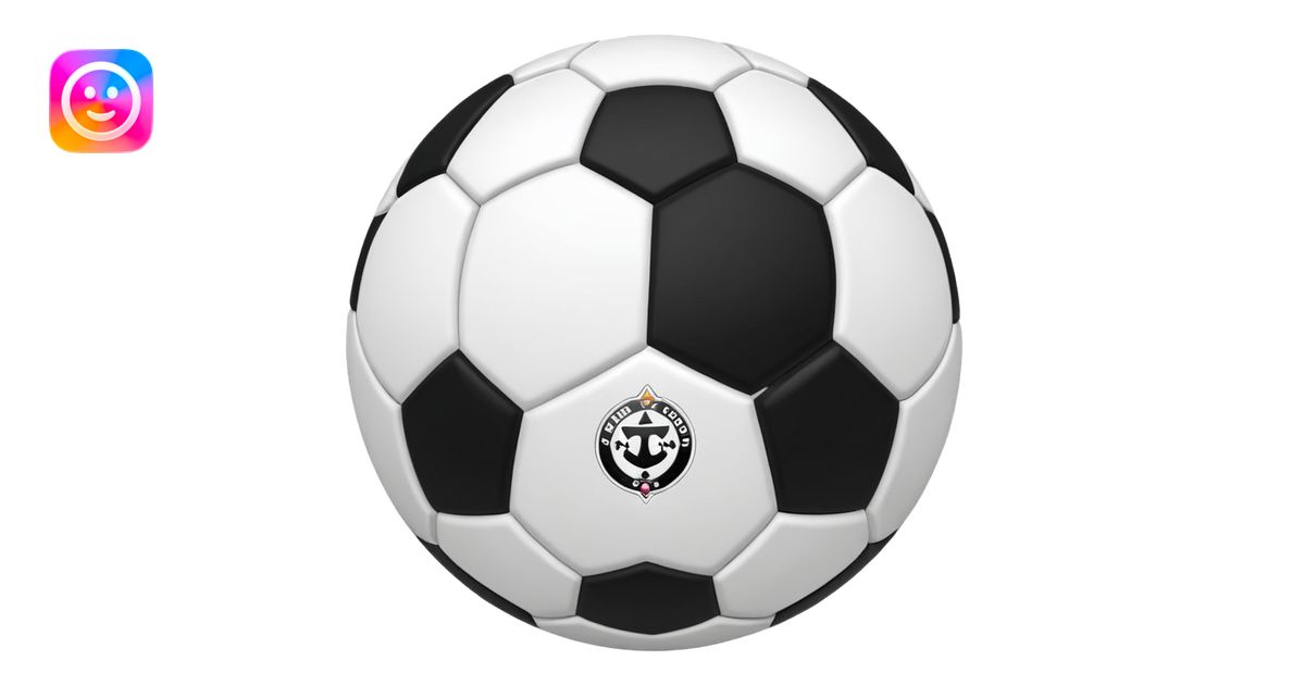 Faça um emoji do logotipo do time de futebol 