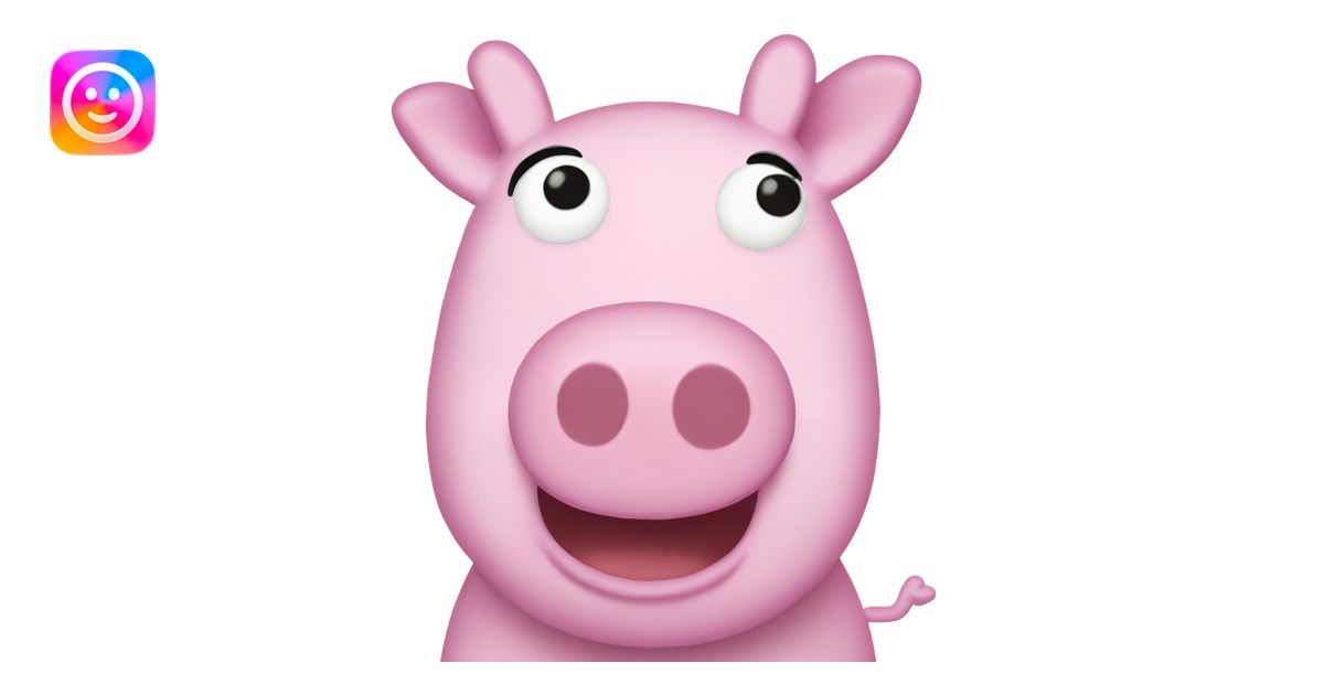 Peppa pig emoji | AI Emoji Generator