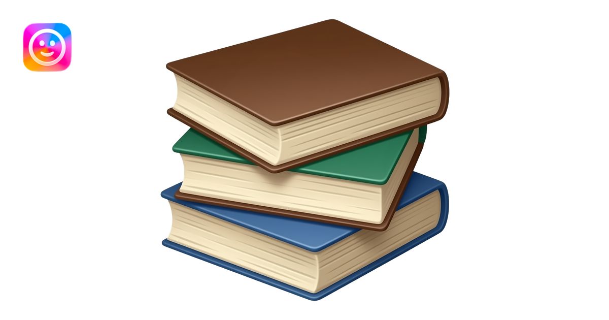 books emoji | AI Emoji Generator