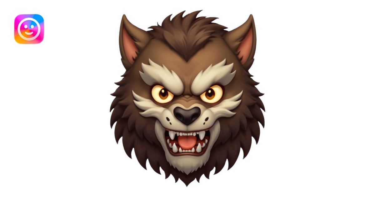 Werewolf emoji | AI Emoji Generator