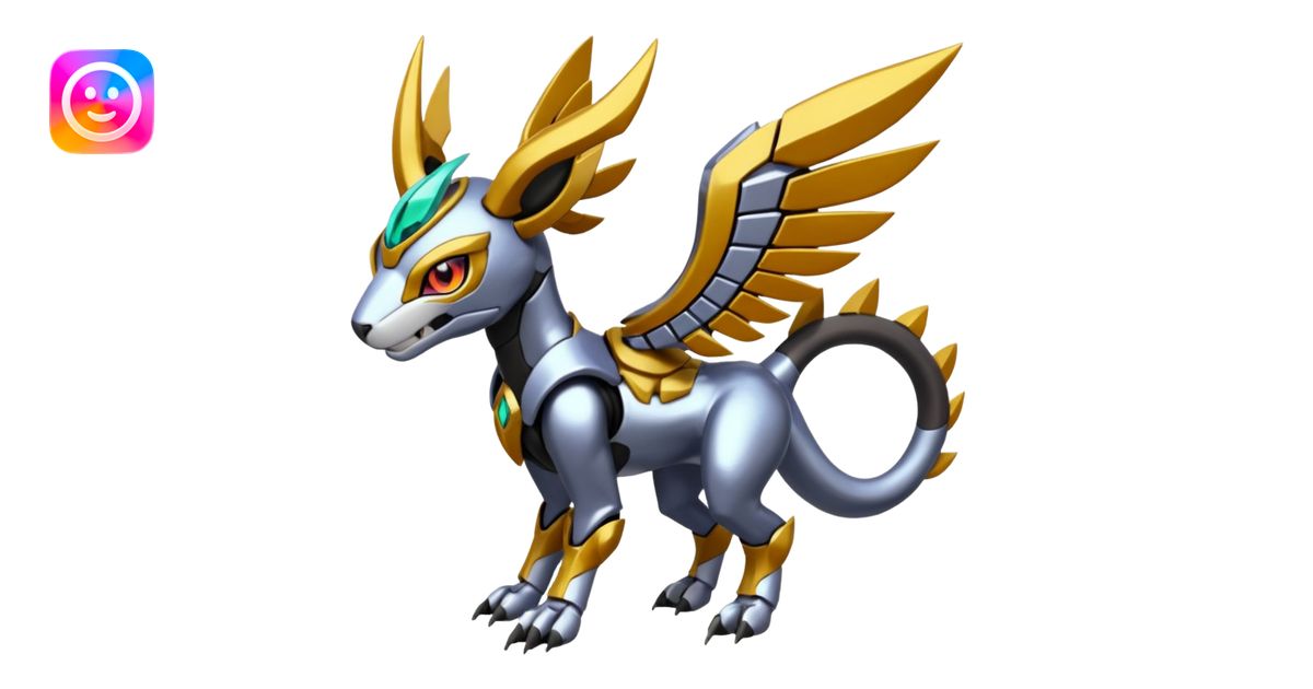 Meloetta-Wargreymon-Vernid-Protogen-Pokémon-Digimon-Fakémon-fusion ...