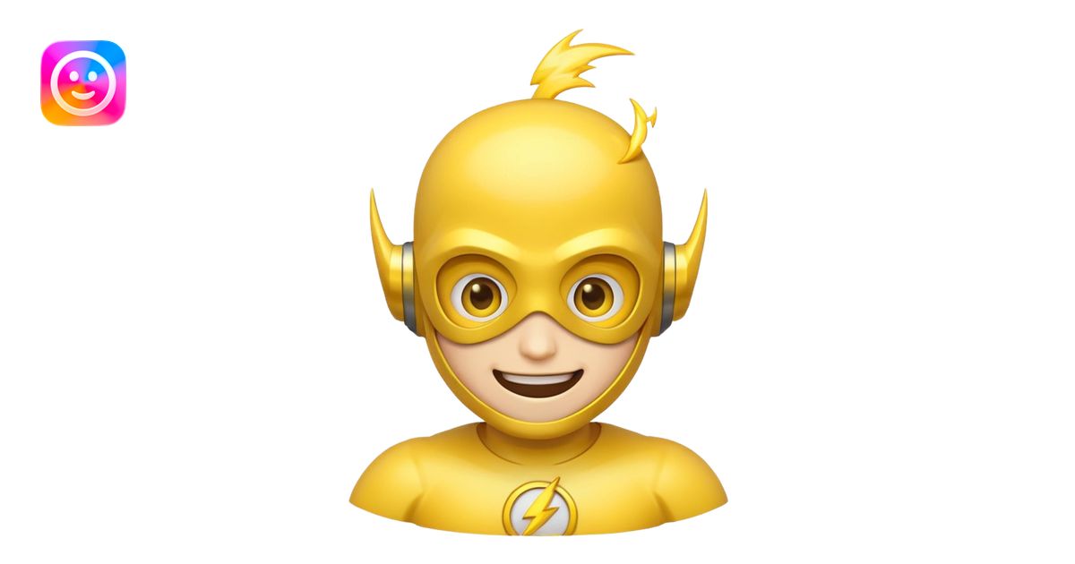 Flash man emoji emoji | AI Emoji Generator