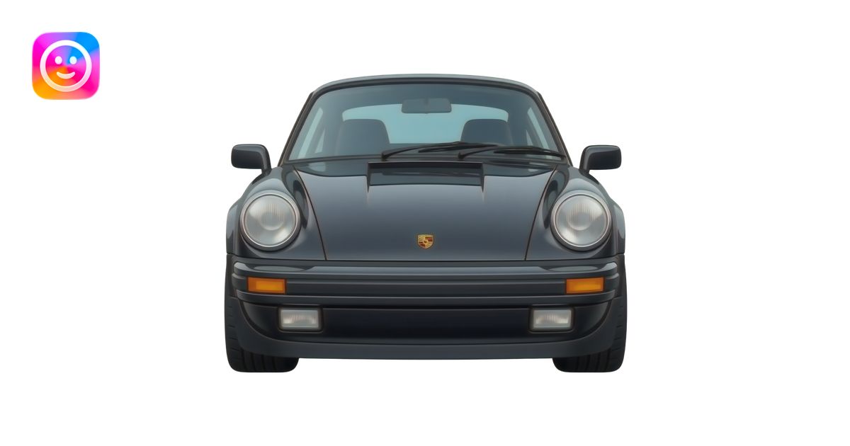 Black Porsche carrera 1973 emoji | AI Emoji Generator