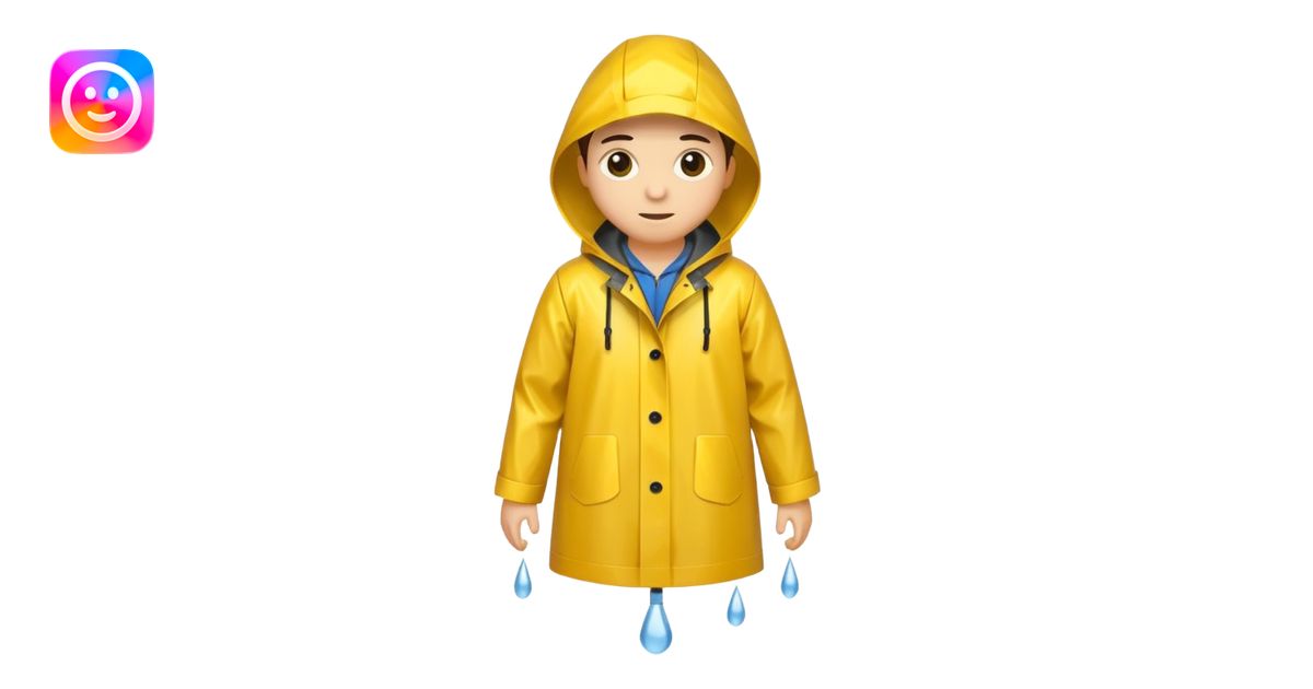 rain coat emoji | AI Emoji Generator