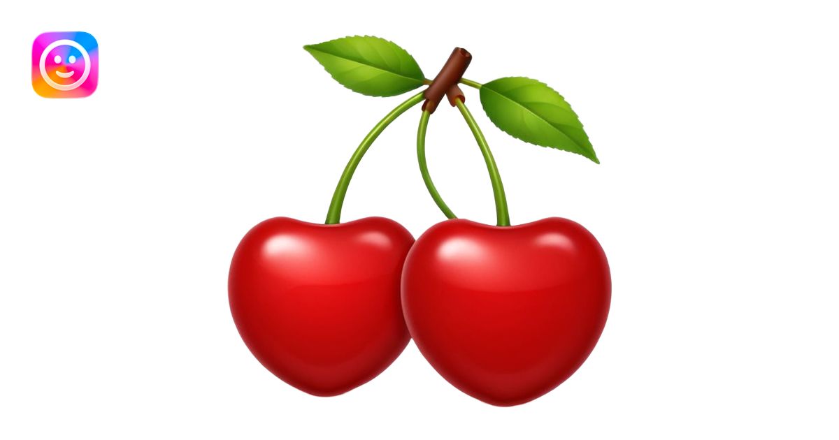 cherries emoji | AI Emoji Generator