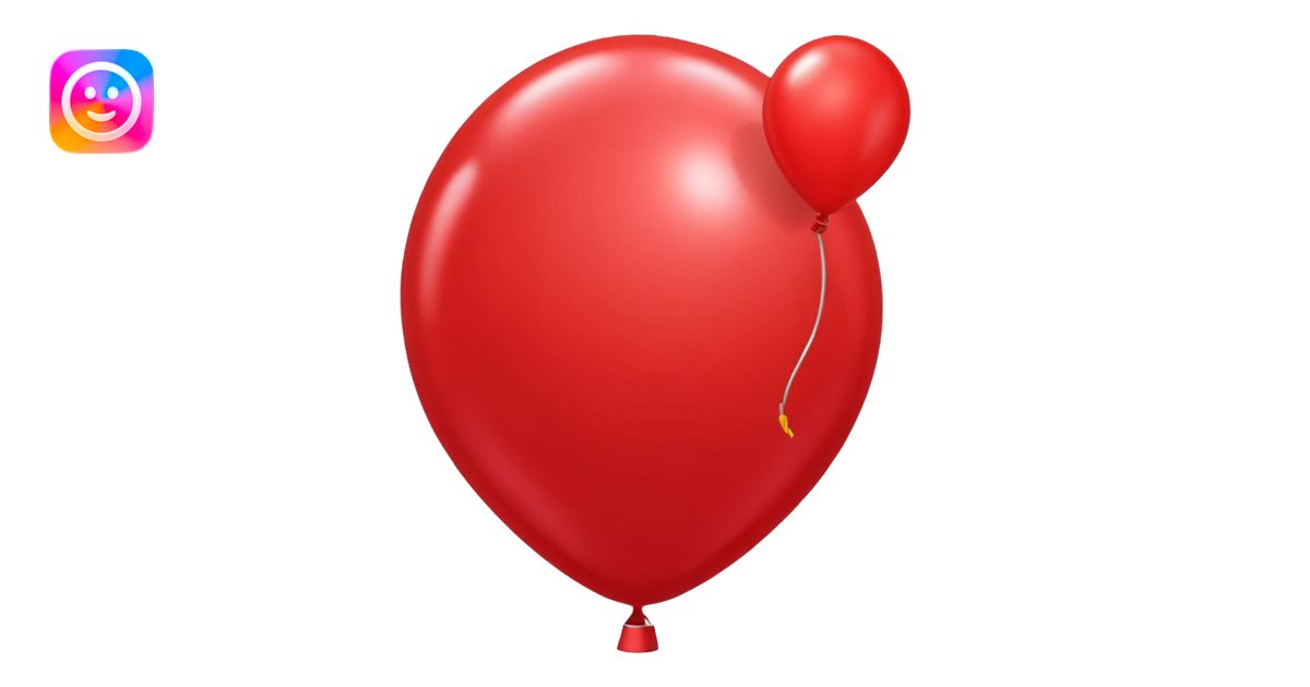 red balloon emoji | AI Emoji Generator