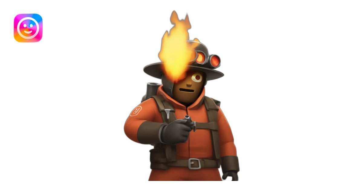 pyro from tf2 emoji | AI Emoji Generator