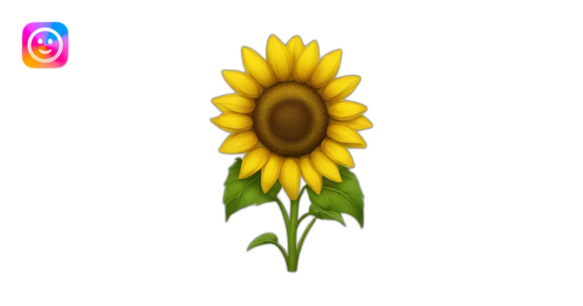 sunflower emoji | AI Emoji Generator