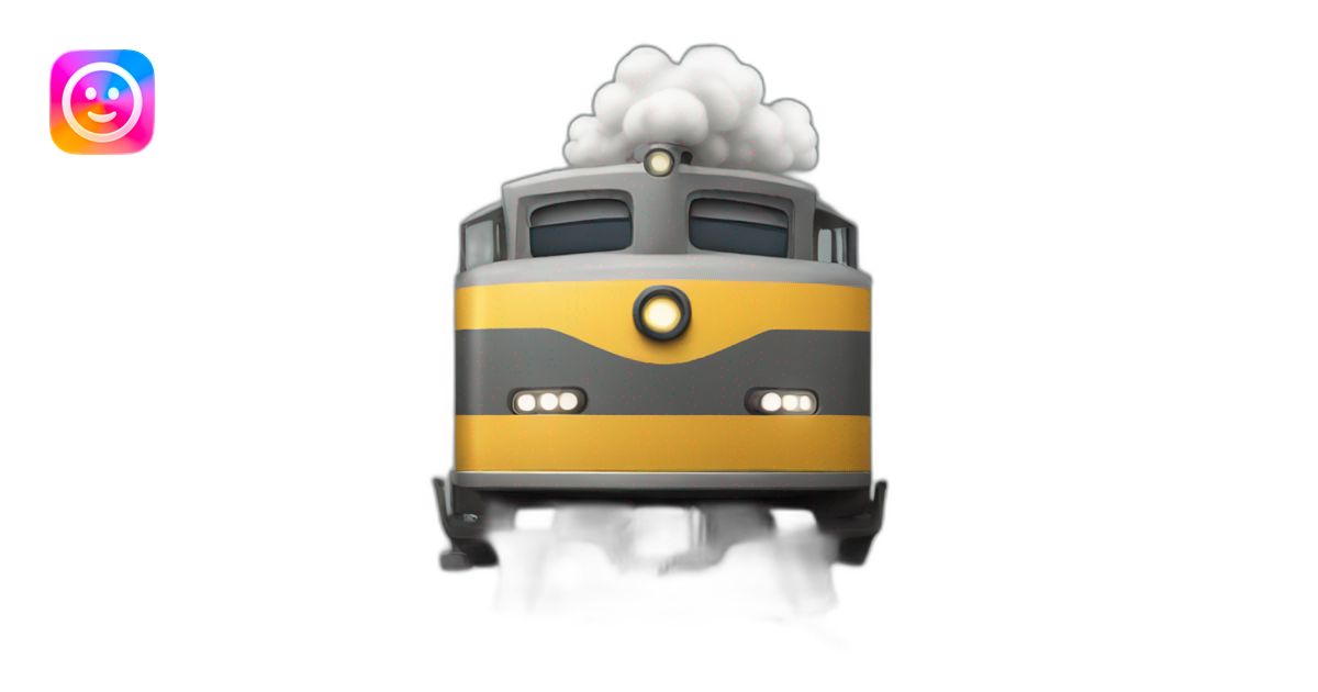 Train emoji | AI Emoji Generator