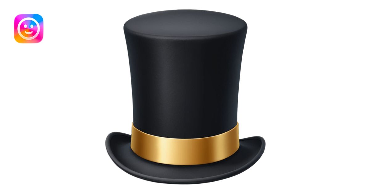 Top Hat: A formal hat often associated with performers, magicians, or ...