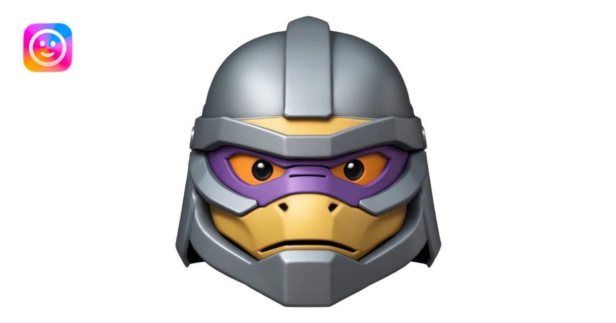 master shredder's helmet from teenage mutant ninja turtles, no eyes or ...