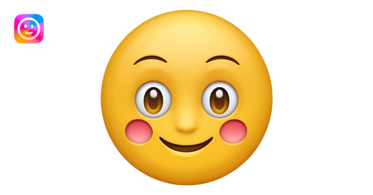 Can you create an emoji with a circle around it and an upside down V ...