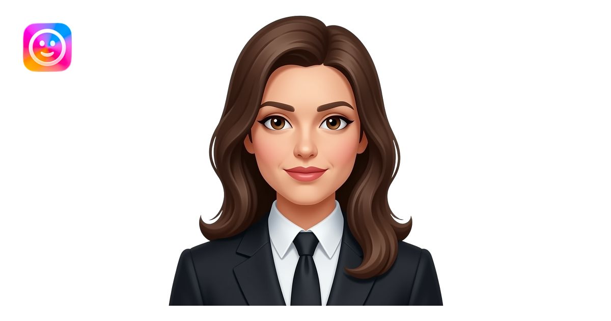 A young woman who is a mafia don's wife emoji | AI Emoji Generator