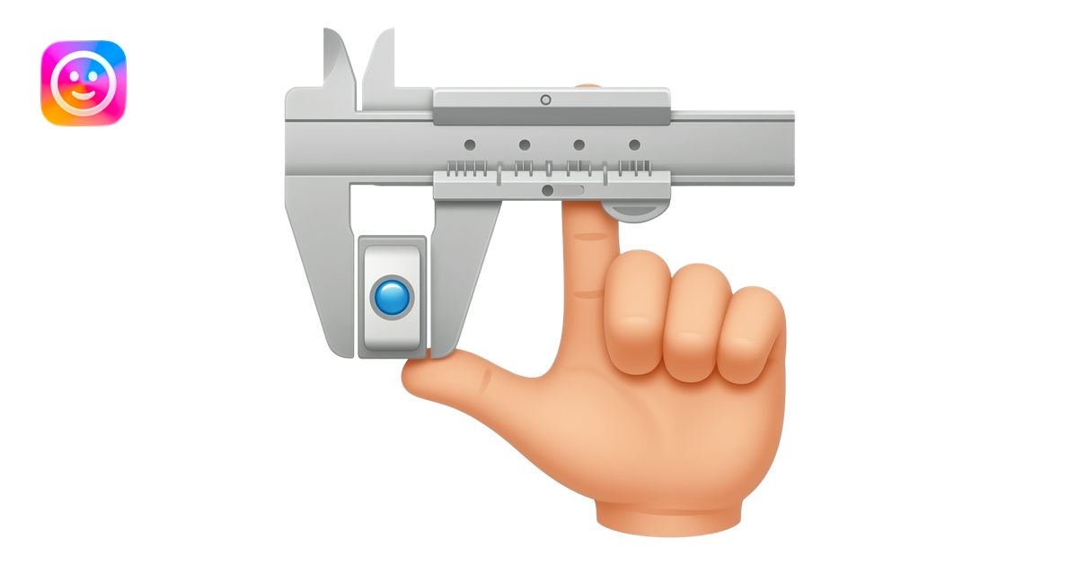 finger emoji of 