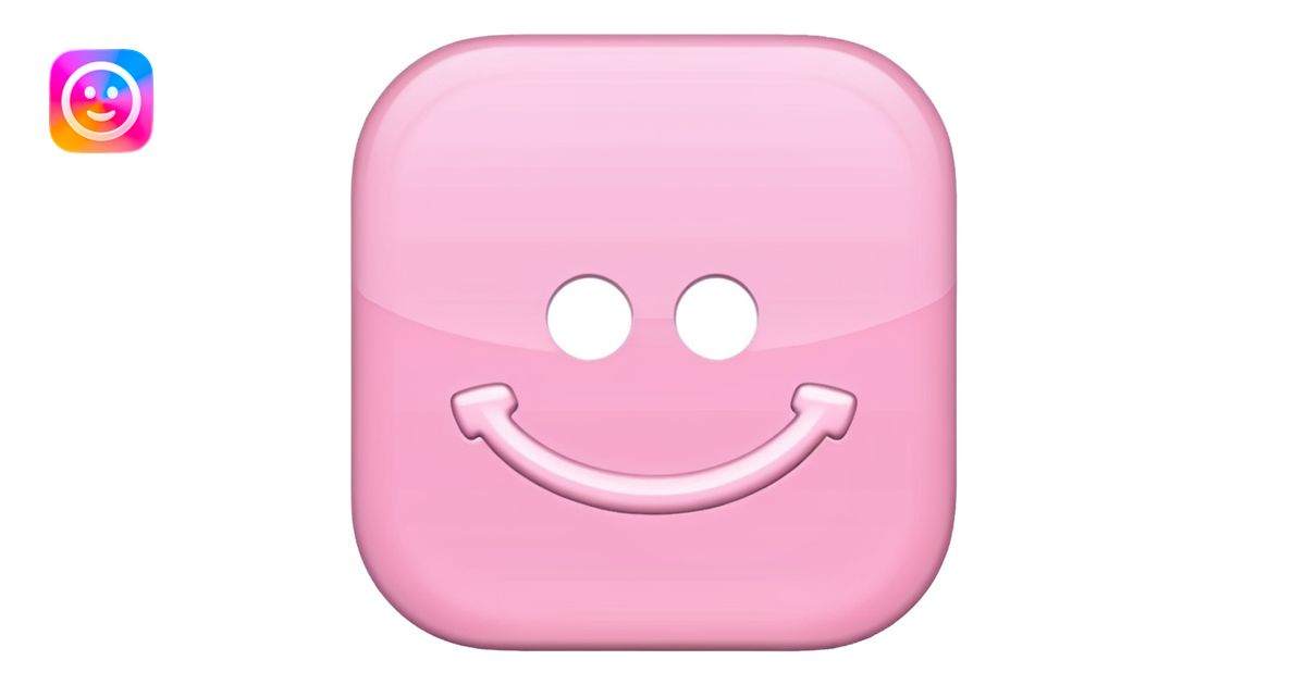 prime video aesthetic logo in pastel pink emoji | AI Emoji Generator