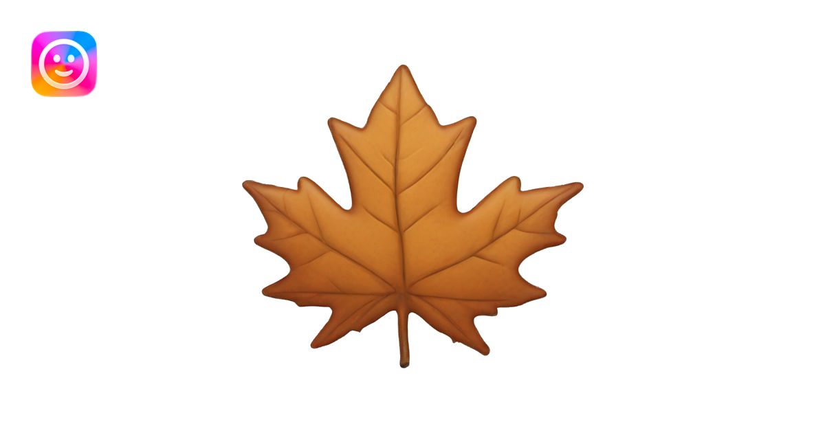 maple leaf falling emoji AI Emoji Generator