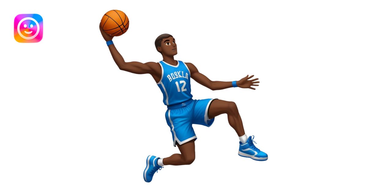 Basketball dunk emoji | AI Emoji Generator