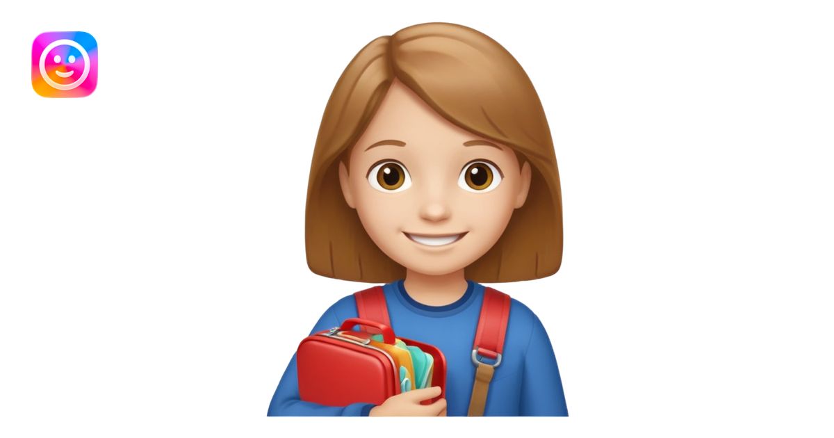 child with lunchbox emoji | AI Emoji Generator