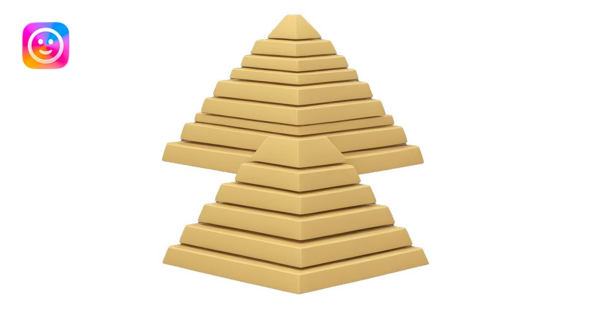 maslow pyramisd in 3d emoji | AI Emoji Generator