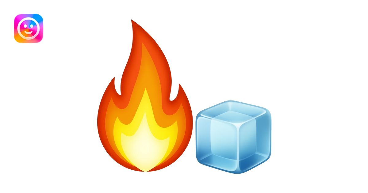 fire and ice emoji | AI Emoji Generator