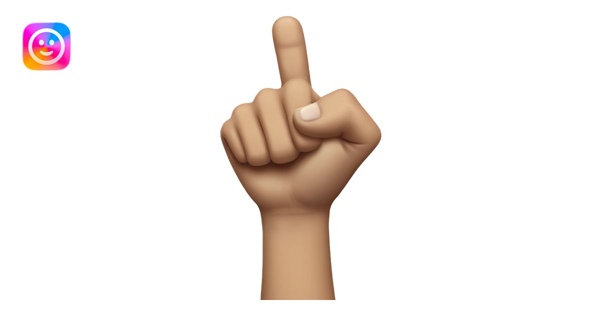 Thumb, pointer and middle finger up emoji | AI Emoji Generator