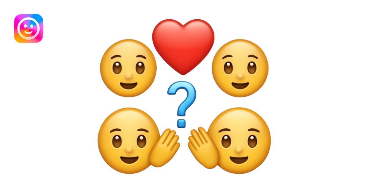 50/50 question emoji | AI Emoji Generator