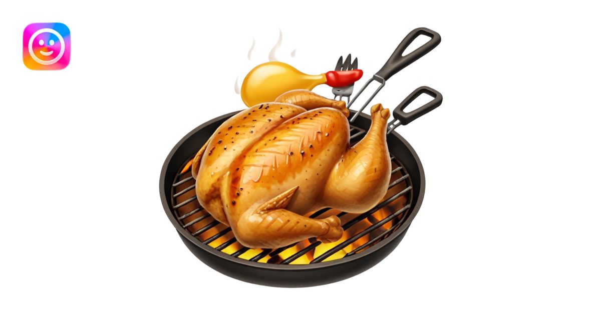 grilled chicken emoji | AI Emoji Generator