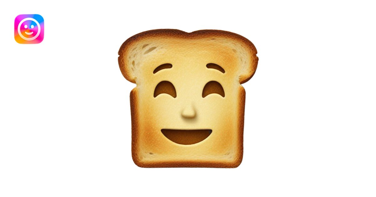toast with elon musk mark on it from the toaster emoji | AI Emoji Generator