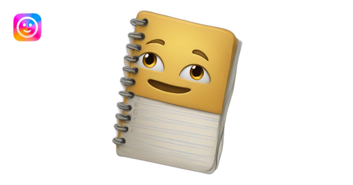 notebook emoji | AI Emoji Generator