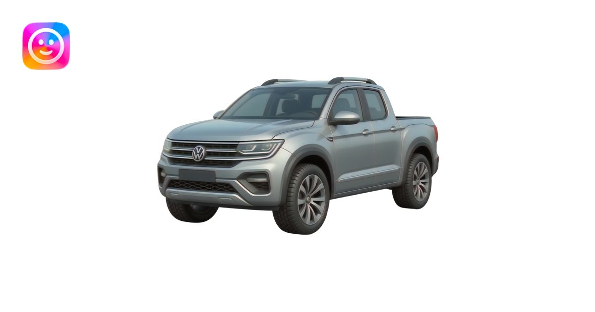Volkswagen Vision Pickup Truck (Studio Crossing) emoji | AI Emoji Generator