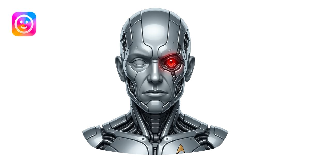 A borg from Star Trek emoji | AI Emoji Generator