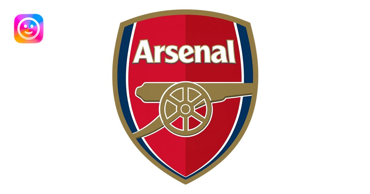 Arsenal fc logo emoji for text emoji | AI Emoji Generator