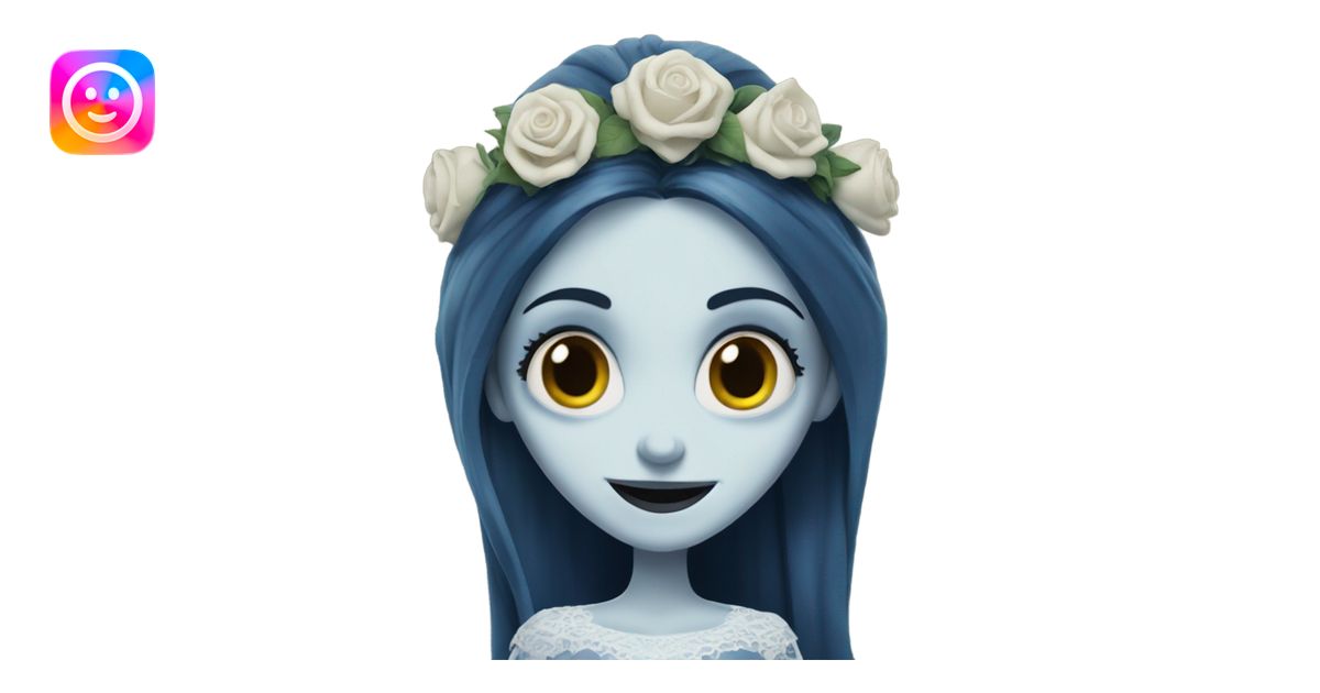 Emily from corpse bride emoji | AI Emoji Generator