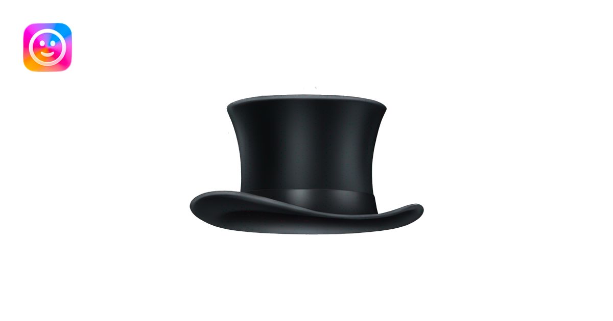 Top Hat emoji | AI Emoji Generator