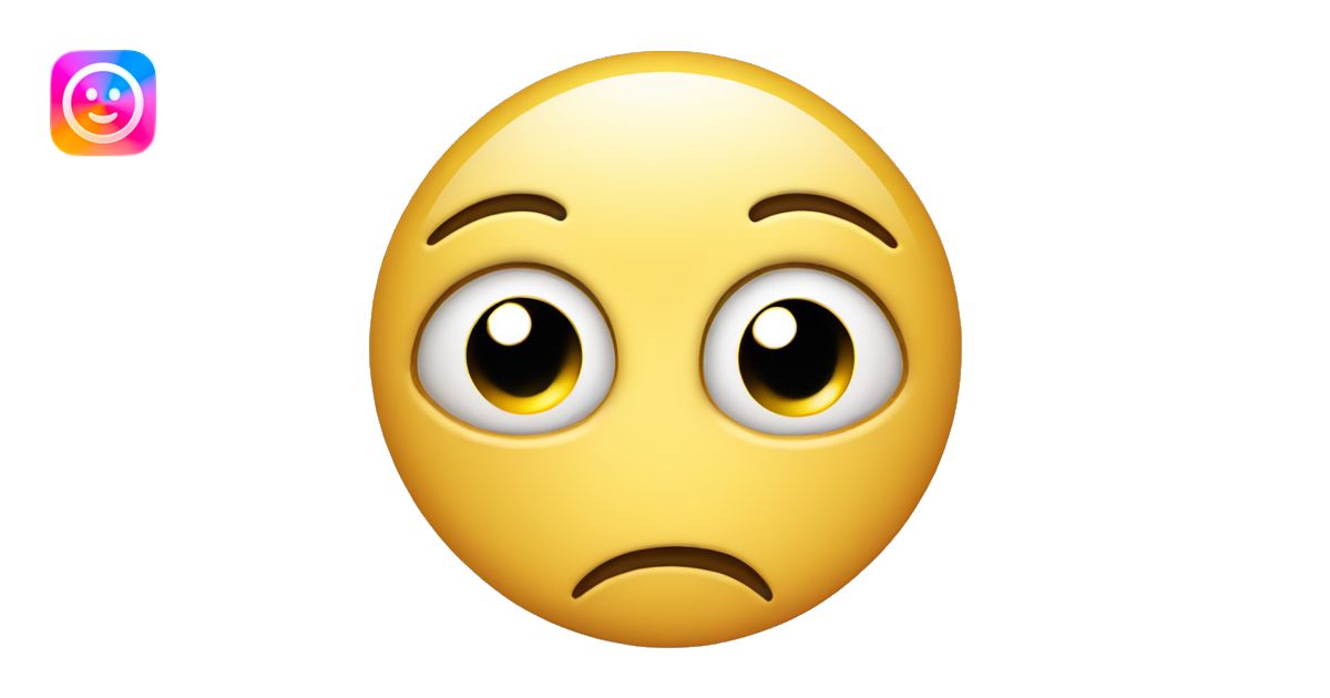 Shy Emoji face, with eyes looking bashfully to the side and smiling ...