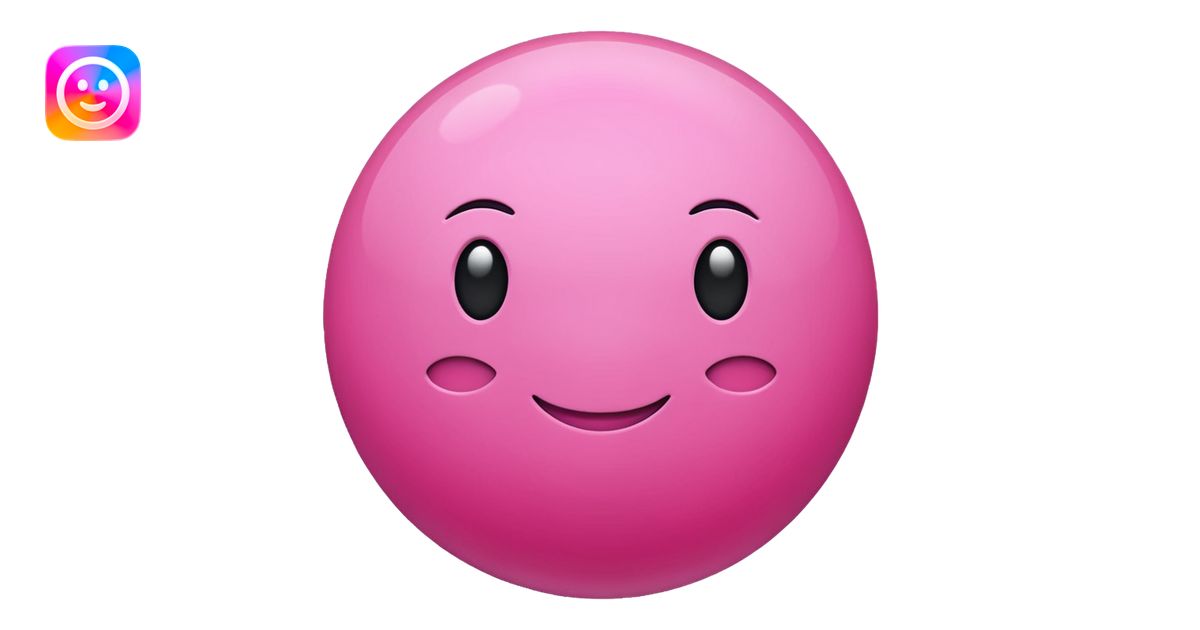 pink emoji | AI Emoji Generator