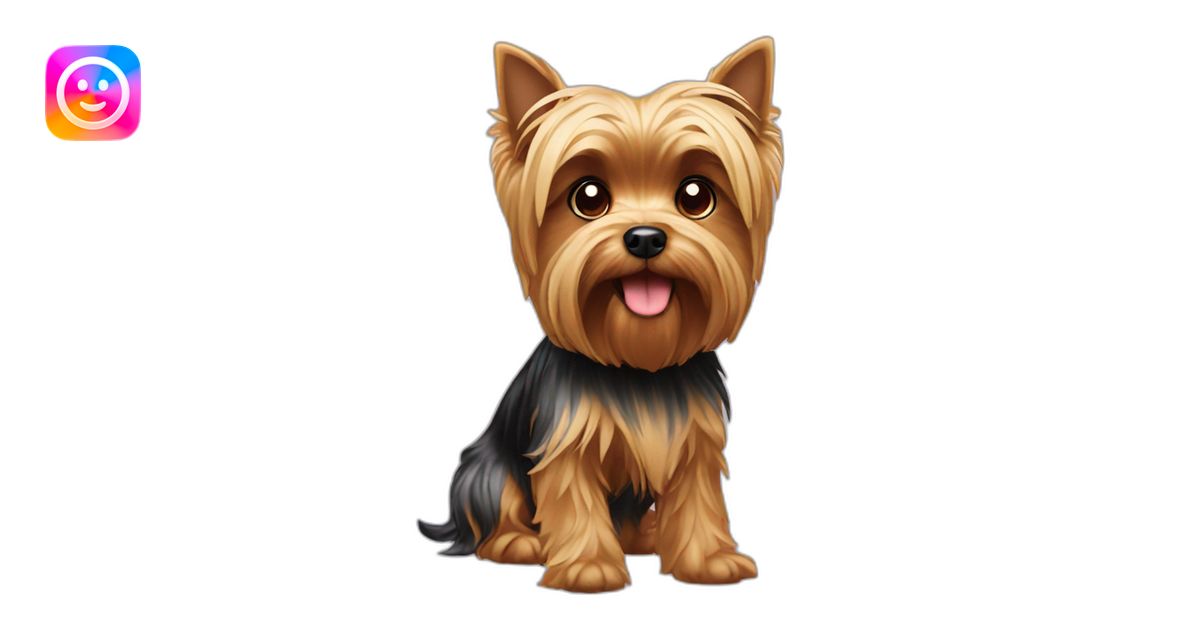 Yorkshire Terrier emoji | AI Emoji Generator