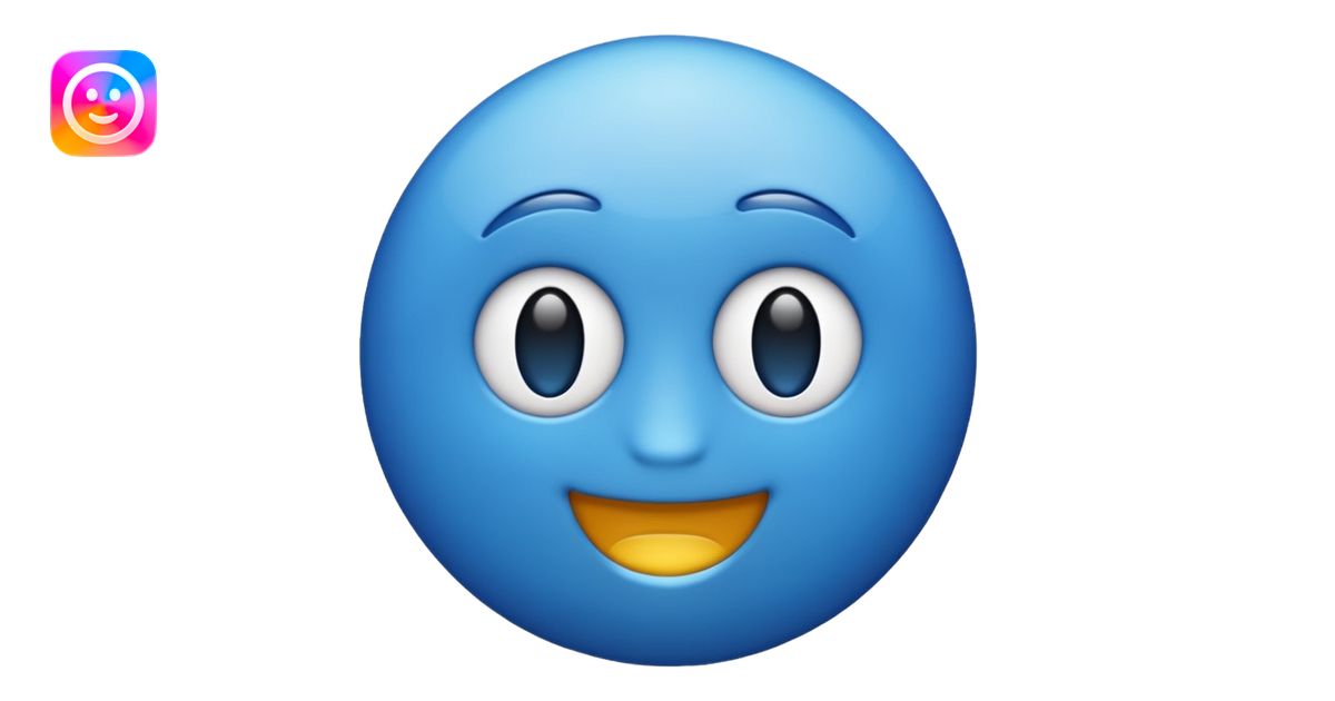 Emoji en forma de circulo de verificacion de color azul que el azul no ...