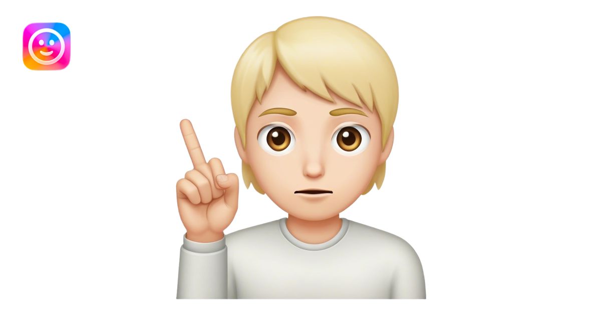 Eye roll emoji with middle finger emoji | AI Emoji Generator