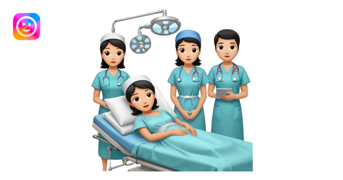 A colonoscopy procedure in progress in a clean operating room ...