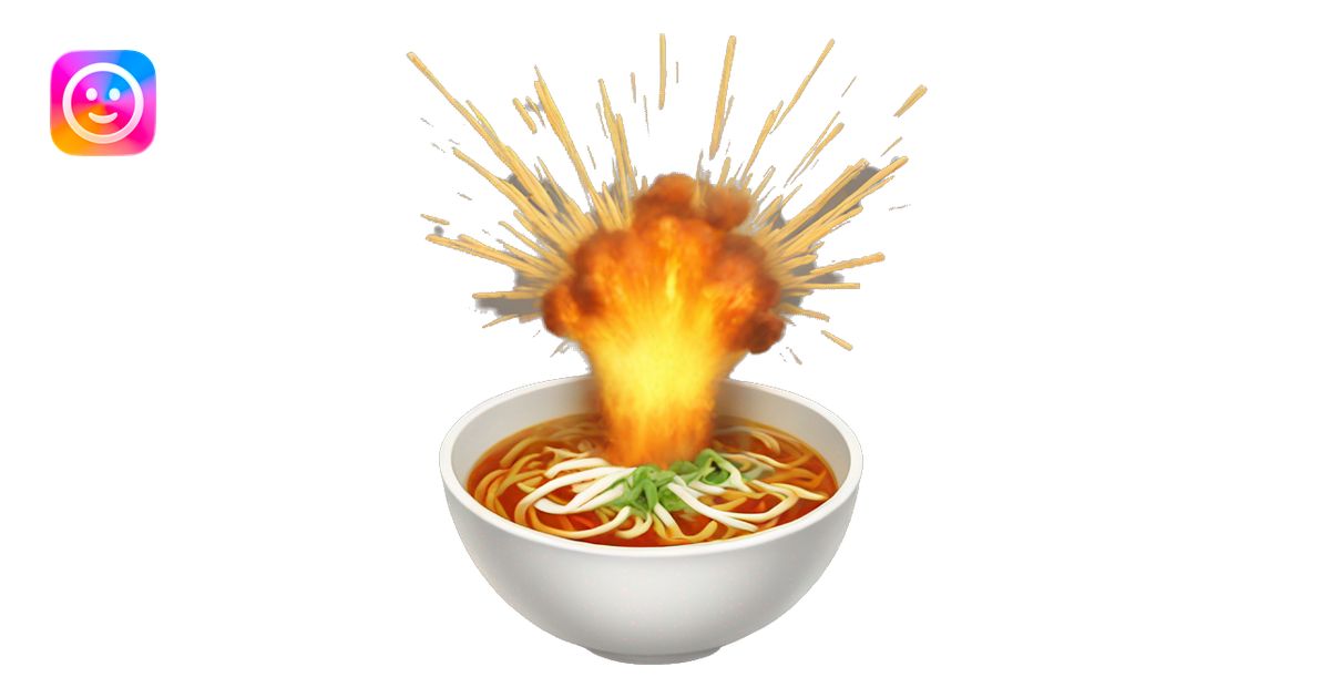 exploding pho emoji | AI Emoji Generator