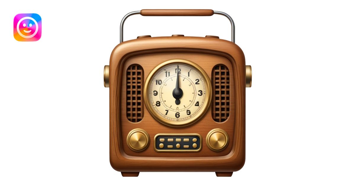 Radio emoji | AI Emoji Generator