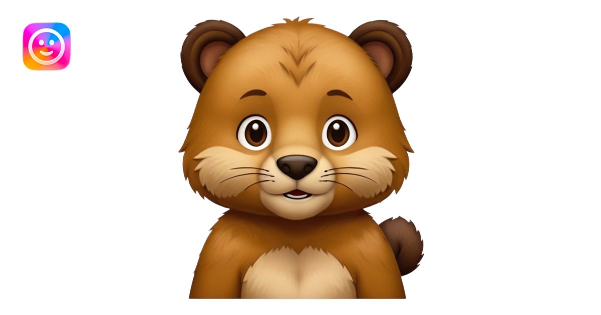 Chicago Cubs Clark the Cub emoji | AI Emoji Generator