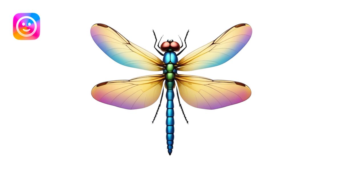 dragonflly, with ultra detailed colorful and 24 metallic gold wings ...