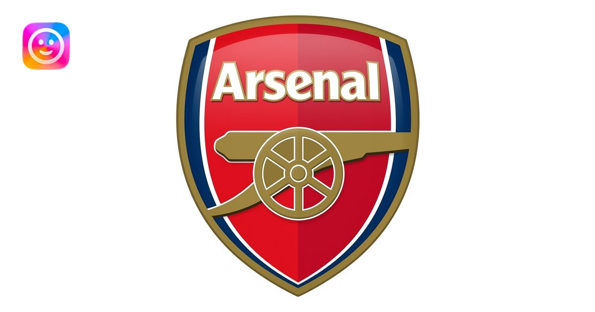 Arsenal FC cannon but make it like a line drawing emoji | AI Emoji ...