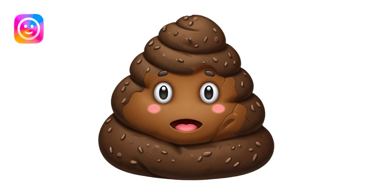 Sussy poop emoji | AI Emoji Generator