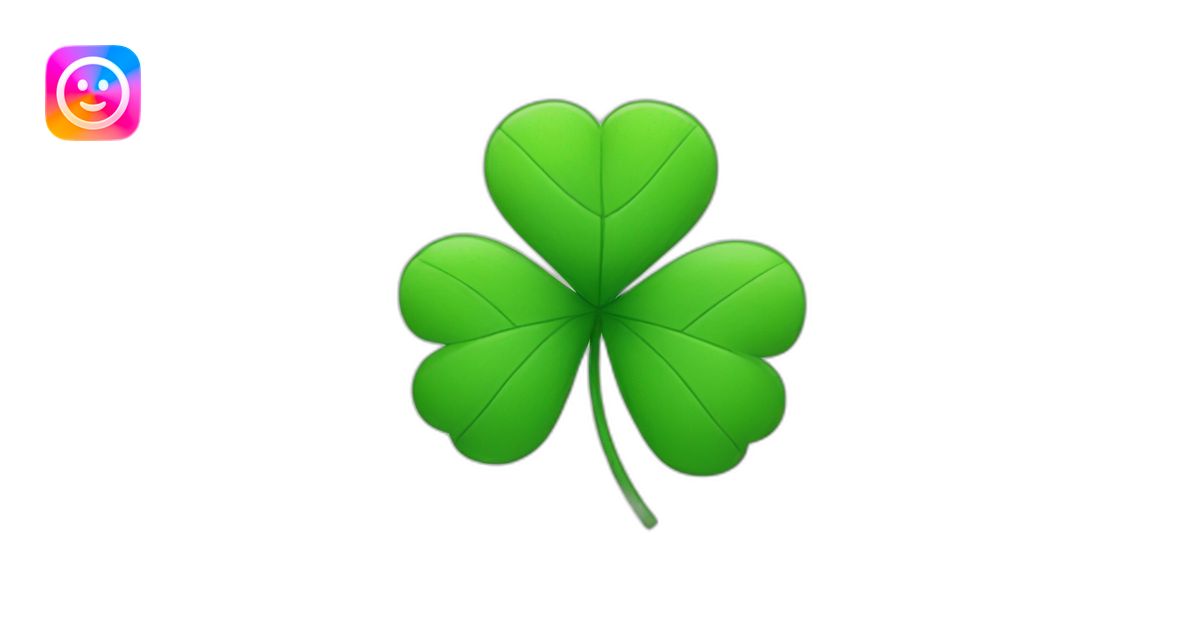 four-leaf clover emoji | AI Emoji Generator