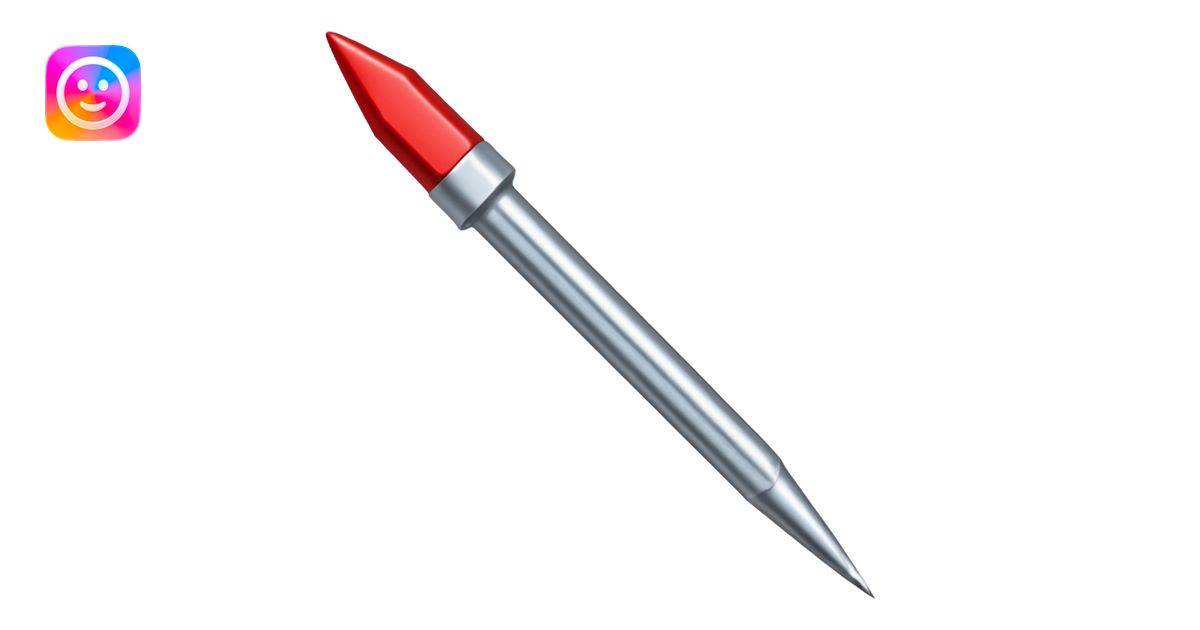 needle with pointed tip and thread emoji | AI Emoji Generator