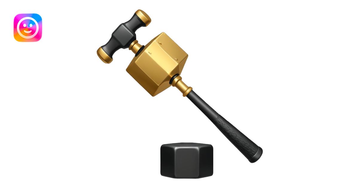 The hammer that hit the Kaaba emoji | AI Emoji Generator